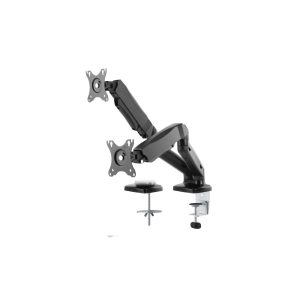 Deltaco kahden näytön pöytävarsi 17" - 32" ARM-1300